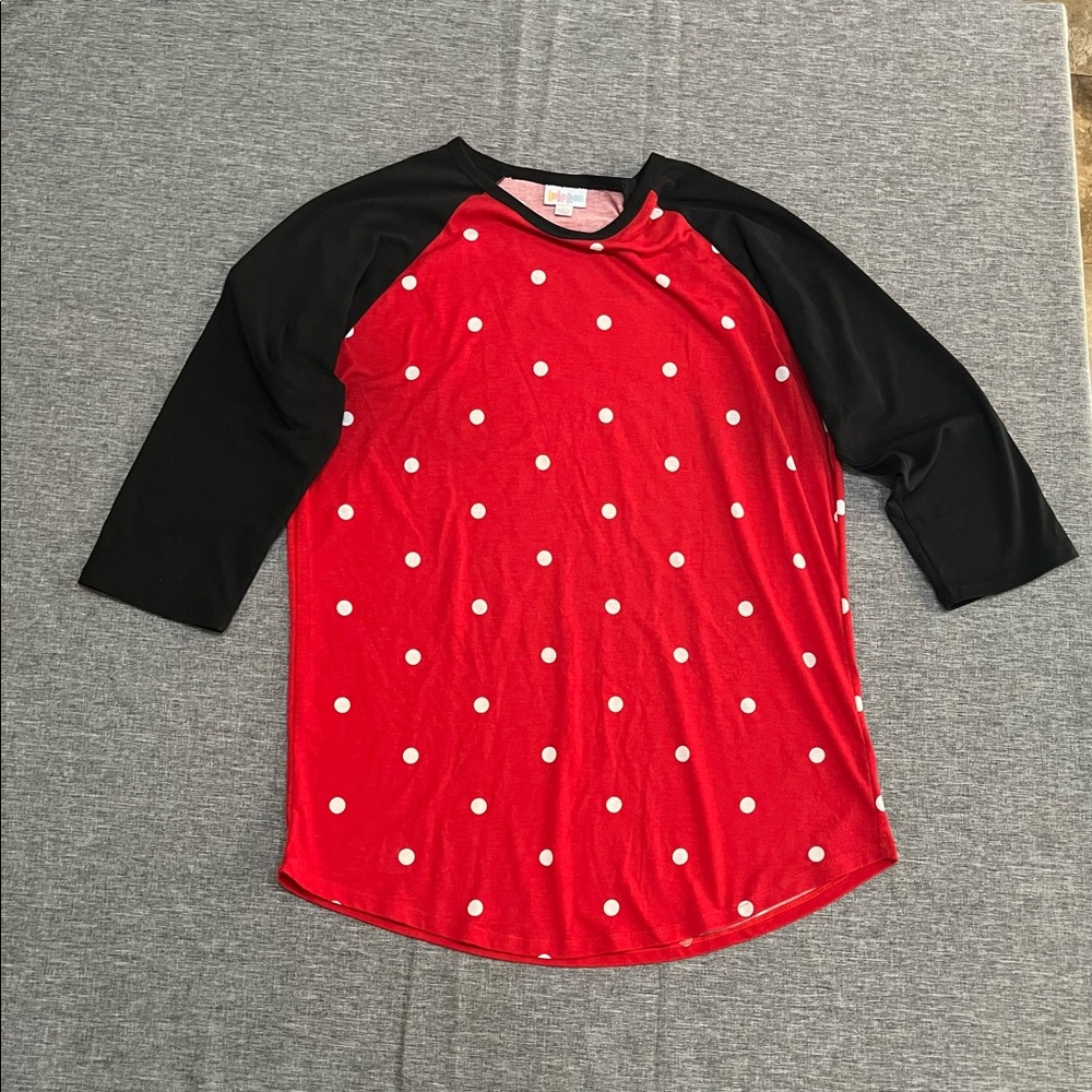 LuLaRoe Randy, Large, baseball tee